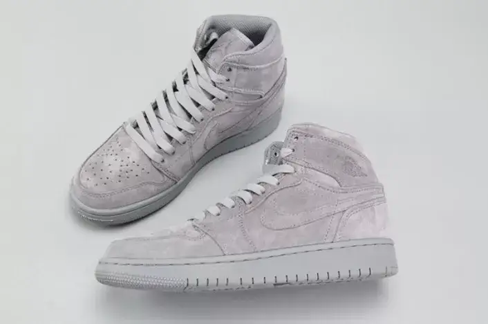 AIR JORDAN 1 RETRO HIGH BG (GS) wolf grey womens 705300-031 Efficient 9452 