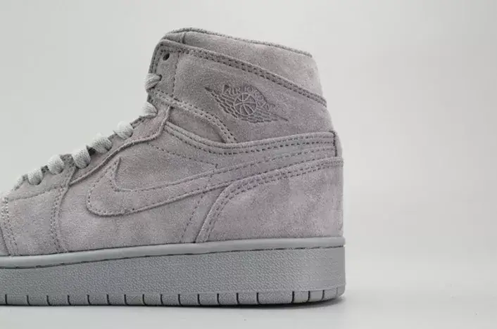 AIR JORDAN 1 RETRO HIGH BG (GS) wolf grey womens 705300-031 Efficient 9452 