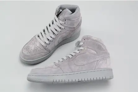 AIR JORDAN 1 RETRO HIGH BG (GS) wolf grey womens 705300-031 Efficient 9452 