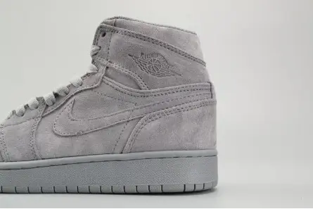 AIR JORDAN 1 RETRO HIGH BG (GS) wolf grey womens 705300-031 Efficient 9452 