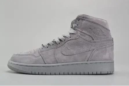 AIR JORDAN 1 RETRO HIGH BG (GS) wolf grey womens 705300-031 Efficient 9452 