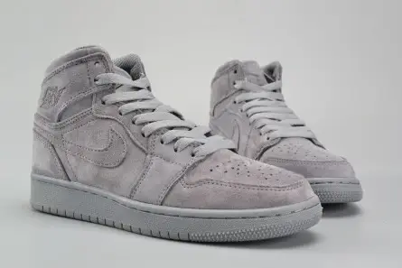 AIR JORDAN 1 RETRO HIGH BG (GS) wolf grey womens 705300-031 Efficient 9452 