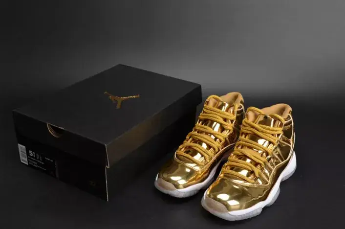 AIR JORDAN 11 RETRO P1NNACLE GOLD womens 378038-103 Comfortable 1472 