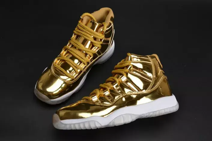 AIR JORDAN 11 RETRO P1NNACLE GOLD womens 378038-103 Comfortable 1472 