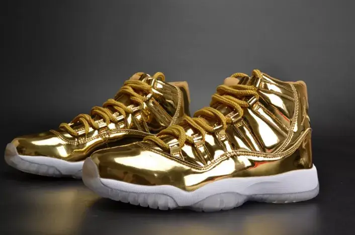 AIR JORDAN 11 RETRO P1NNACLE GOLD womens 378038-103 Comfortable 1472 