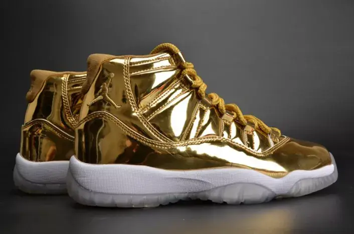 AIR JORDAN 11 RETRO P1NNACLE GOLD womens 378038-103 Comfortable 1472 