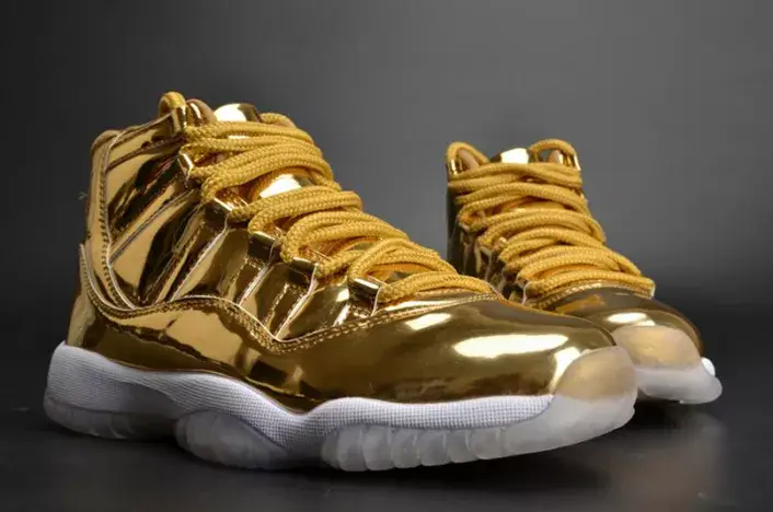 AIR JORDAN 11 RETRO P1NNACLE GOLD womens 378038-103 Comfortable 1472 
