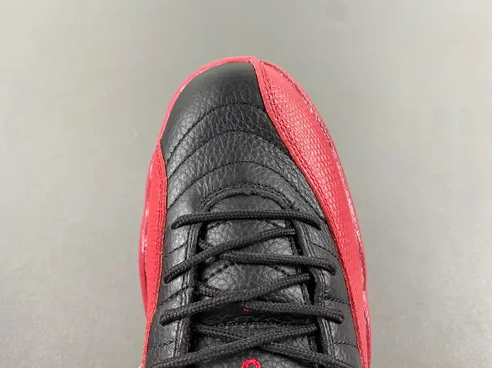 AIR JORDAN 12 “FLU GAME” Black Varsity Red mens 130690-002 EasyMatch 3296 