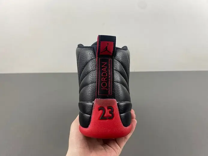 AIR JORDAN 12 “FLU GAME” Black Varsity Red mens 130690-002 EasyMatch 3296  AEAAF164