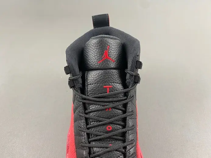 AIR JORDAN 12 “FLU GAME” Black Varsity Red mens 130690-002 EasyMatch 3296 