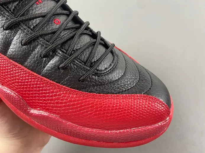 AIR JORDAN 12 “FLU GAME” Black Varsity Red mens 130690-002 EasyMatch 3296 