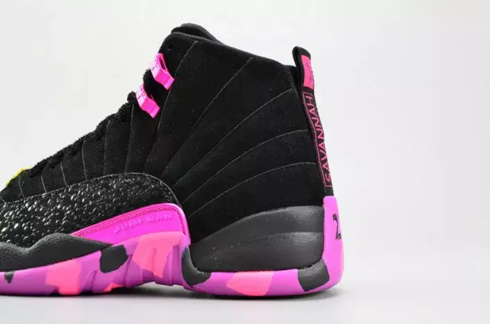 AIR JORDAN 12 RETRO DB "DOERNBECHER" black mens AH6987-023 Sophisticated 5305 