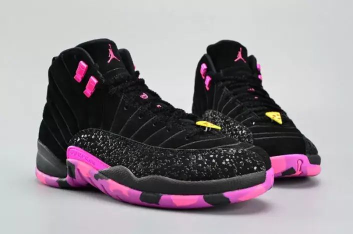 AIR JORDAN 12 RETRO DB "DOERNBECHER" black mens AH6987-023 Sophisticated 5305 