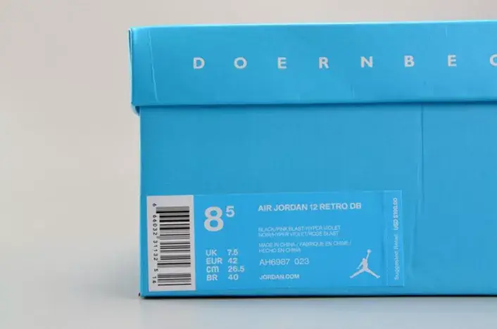 AIR JORDAN 12 RETRO DB "DOERNBECHER" black mens AH6987-023 Sophisticated 5305 