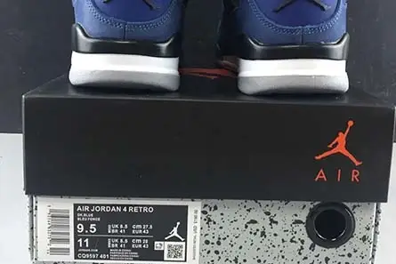 AIR JORDAN 4 WNTR 'LOYAL BLUE' -CQ9597-401 Lightweight 1876 