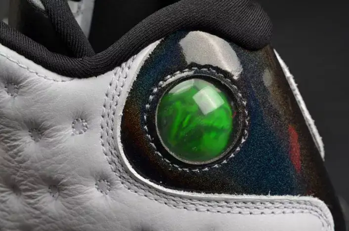 Affordable 5985 Air Jordan 13 Retro “Barons Hologram” white grey mens 414571-115  ECF138