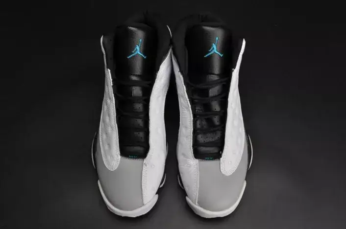 Affordable 5985 Air Jordan 13 Retro “Barons Hologram” white grey mens 414571-115 
