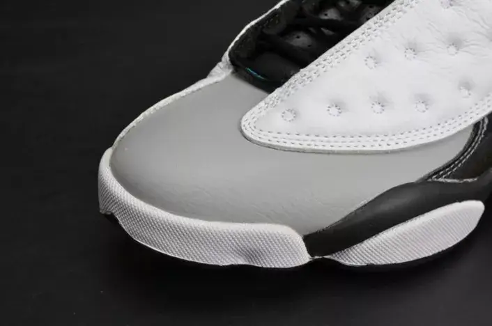 Affordable 5985 Air Jordan 13 Retro “Barons Hologram” white grey mens 414571-115 