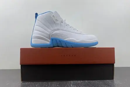 Affordable 7790 Jordan 12 Retro White University Blue (2004) (Women's)  308243-142  ACEA633