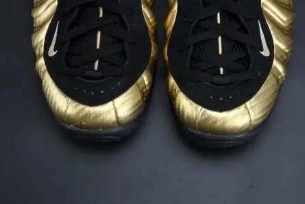 Air Foamposite Pro "Metallic Gold" Black mens 624041-701 Sleek 5462 