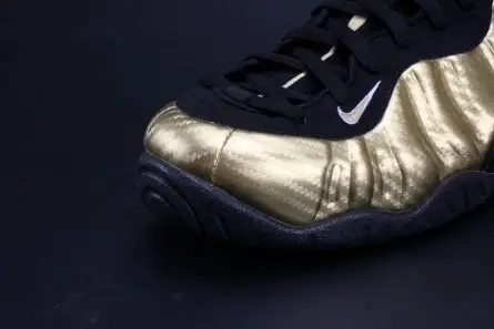 Air Foamposite Pro "Metallic Gold" Black mens 624041-701 Sleek 5462 