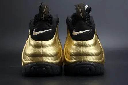 Air Foamposite Pro "Metallic Gold" Black mens 624041-701 Sleek 5462  ADECF888