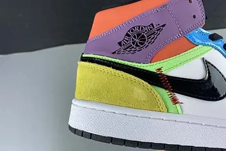 Air Jordan 1 Mid “Multicolor” CW1140 100 DailyWear 7117 