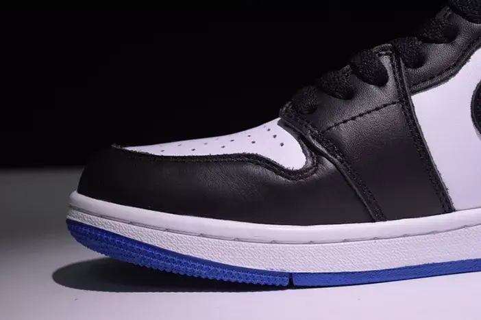Air Jordan 1 Retro "Fragment" black sport royal-white mens 716371-040 Soft 2043 