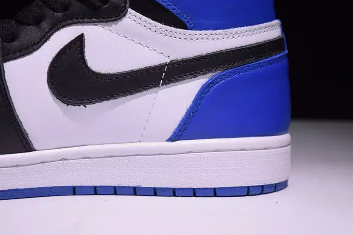 Air Jordan 1 Retro "Fragment" black sport royal-white mens 716371-040 Soft 2043 