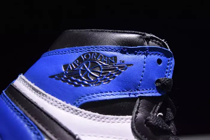 Air Jordan 1 Retro "Fragment" black sport royal-white mens 716371-040 Soft 2043 