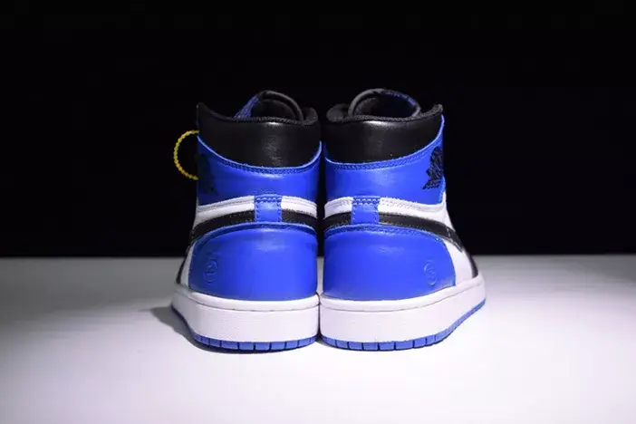 Air Jordan 1 Retro "Fragment" black sport royal-white mens 716371-040 Soft 2043 