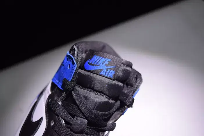 Air Jordan 1 Retro "Fragment" black sport royal-white mens 716371-040 Soft 2043 