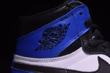 Air Jordan 1 Retro "Fragment" black sport royal-white mens 716371-040 Soft 2043 
