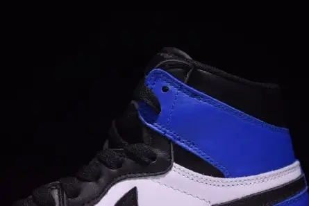Air Jordan 1 Retro "Fragment" black sport royal-white mens 716371-040 Soft 2043 
