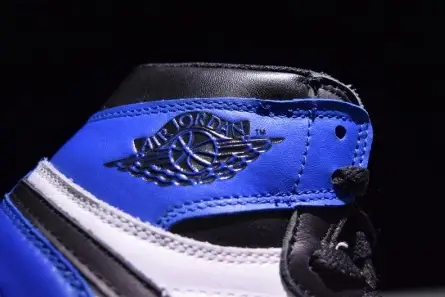 Air Jordan 1 Retro "Fragment" black sport royal-white mens 716371-040 Soft 2043 