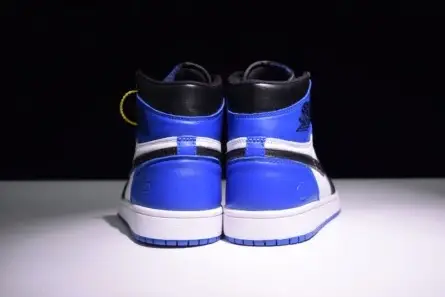 Air Jordan 1 Retro "Fragment" black sport royal-white mens 716371-040 Soft 2043 