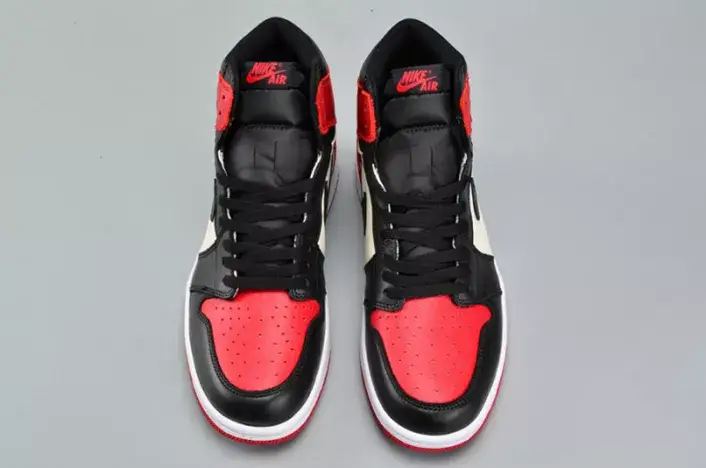 Air Jordan 1 Retro High Bred Toe OG 555088-610 WellDesigned 3254 