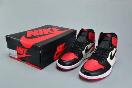Air Jordan 1 Retro High Bred Toe OG 555088-610 WellDesigned 3254 