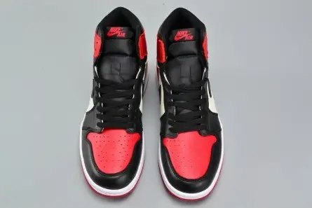 Air Jordan 1 Retro High Bred Toe OG 555088-610 WellDesigned 3254 
