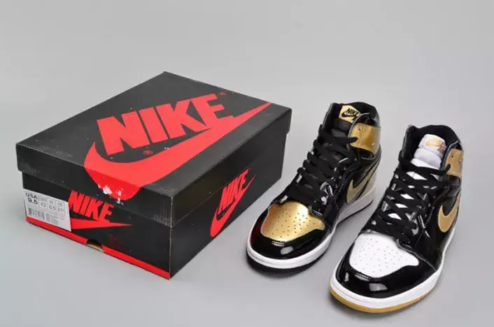 Air Jordan 1 Retro High OG NRG ComplexCon "Top 3 Gold" 861428-001 Bright 7574 