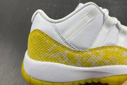 Air Jordan 11 Low “Yellow Snakeskin” AH7860-107 Compact 7757 