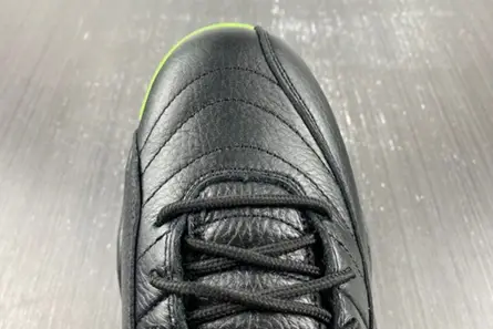 Air Jordan 12 Retro BLACK GREEN Lightweight 1833  CBECF678