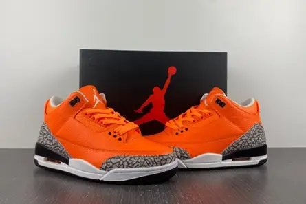 Air Jordan 3 Retro "Orange" CT8532-801 Trendsetting 2967 