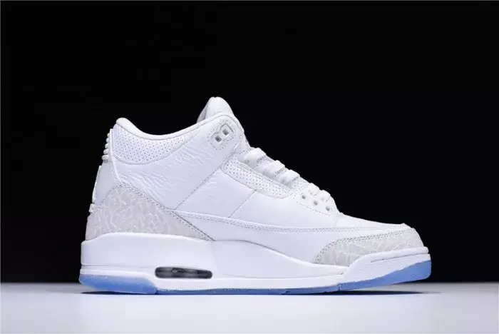 Air Jordan 3 Retro Triple White 136064-111 Lightweight 4277 