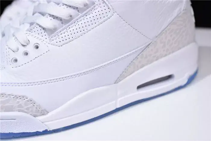 Air Jordan 3 Retro Triple White 136064-111 Lightweight 4277 