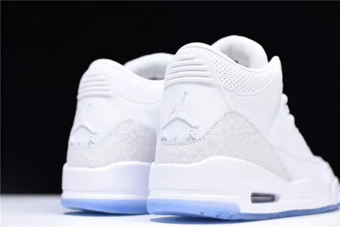 Air Jordan 3 Retro Triple White 136064-111 Lightweight 4277 
