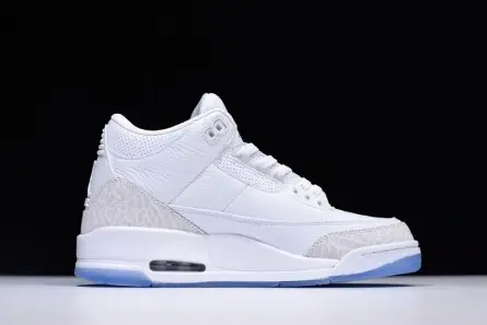 Air Jordan 3 Retro Triple White 136064-111 Lightweight 4277 