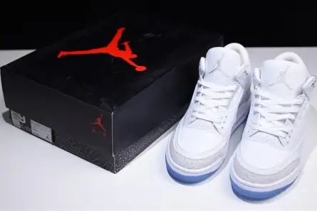 Air Jordan 3 Retro Triple White 136064-111 Lightweight 4277 