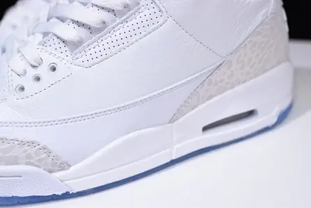 Air Jordan 3 Retro Triple White 136064-111 Lightweight 4277 