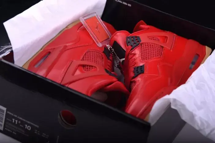 Air Jordan 4 Fire Red Gum Singles Day AV3914-600 Efficient 8047 